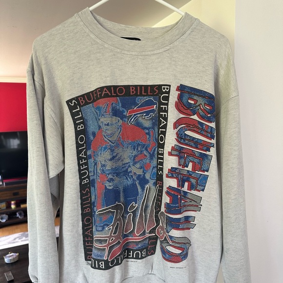 Vintage 90s Buffalo Bills Magic Johnson crewneck sweatshirt - Picture 9 of 11